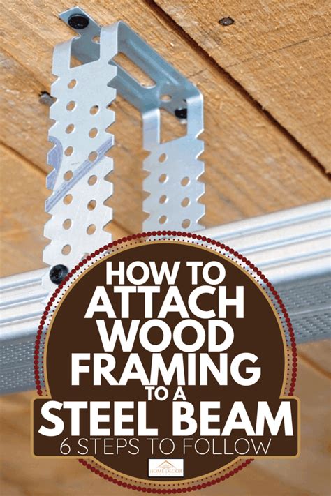 wood or metal framing a house|attach wood to steel beam.